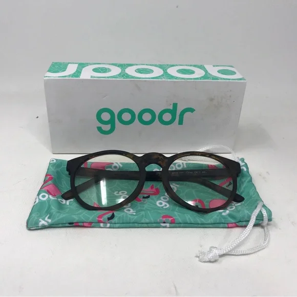 Goodr Nine Dollar Pour Over Circle G Glasses, OS - Brown