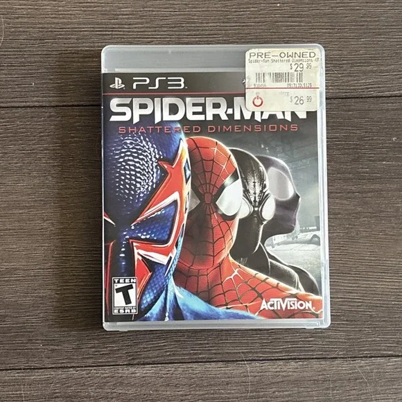 Spider-Man: Shattered Dimensions (Sony PlayStation 3, 2010) No Manual PS3