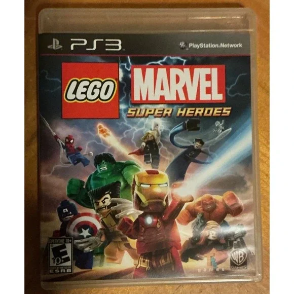 Lego Marvel Super Heroes Sony PlayStation‎ 3 PS3 Video Game with Manual
