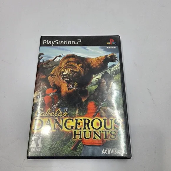 Cabela's Dangerous Hunts Sony PlayStation 2 PS2 Game CIB Complete Manual Tested