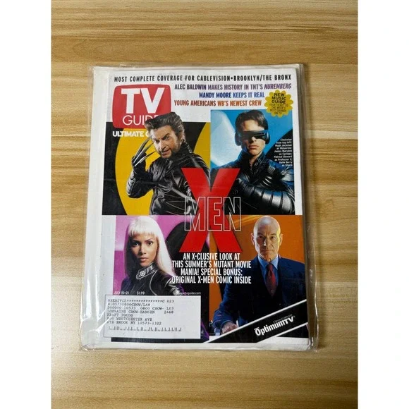 TV‎ Guide Magazine July 15-21 2000 X Men Movie Issue