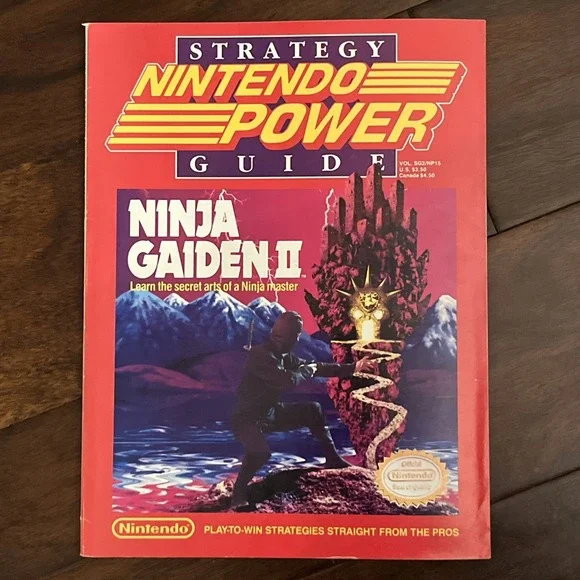 Nintendo Power Magazine Strategy Guide Volume SG2/NP15 Ninja Gaiden II