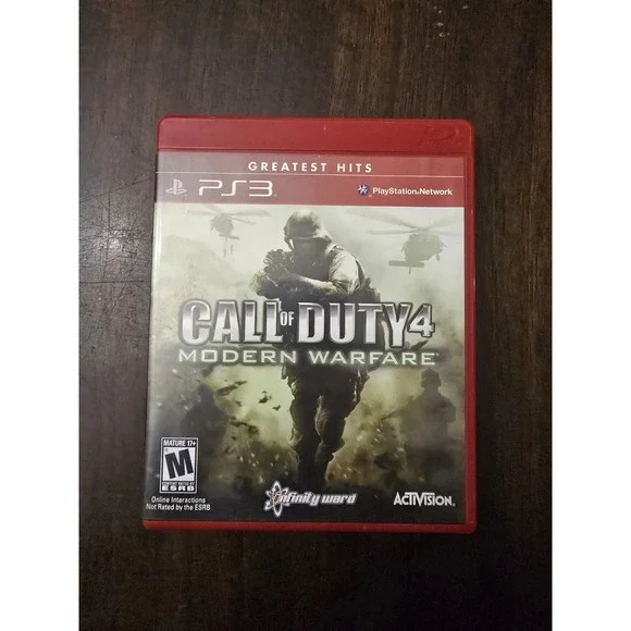 SONY Playstation 3 PS3 Call Of Duty 4 Modern Warfare Game Manual Included