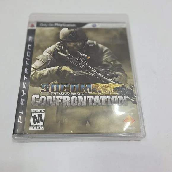 SOCOM US Navy Seals Confrontation PS3 Not For Resale Complete CIB Manual