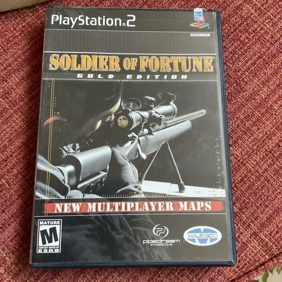 Soldier‎ of Fortune: Gold Edition (Sony PlayStation 2, 2001) Manual Inc [TESTED]