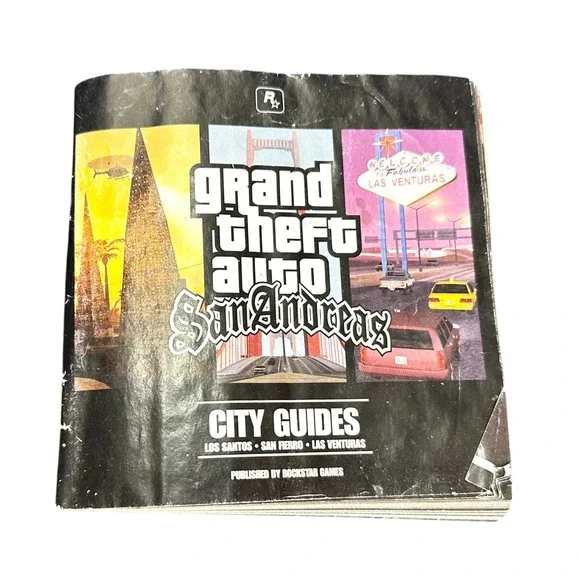 Grand Theft Auto San Andreas City Guides PC Instruction Manual Rockstar‎ Games