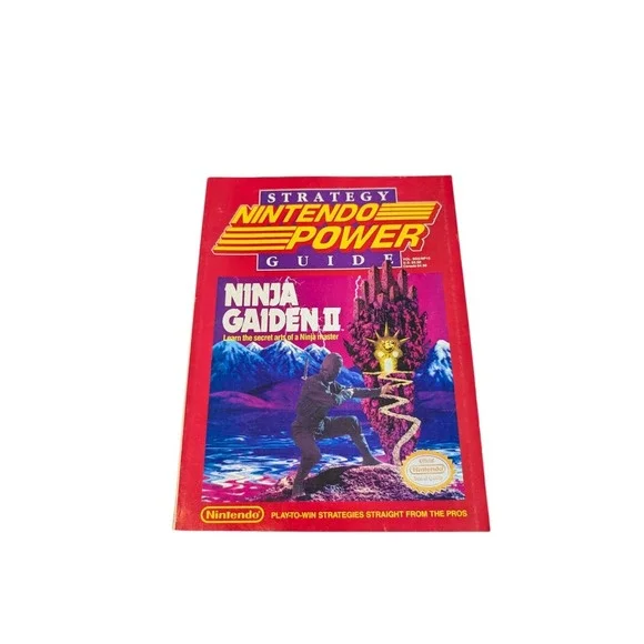 Nintendo Power Strategy Guide #SG2/N15, 1990, Ninja Gaiden II,‎ w/Poster