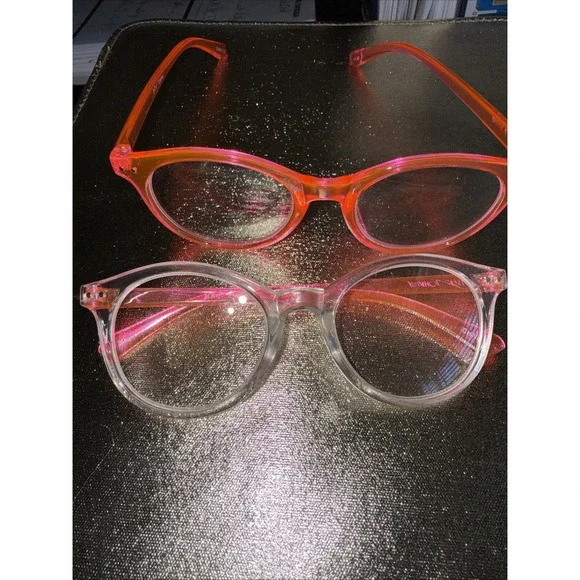 Betsey Johnson Reading Glasses +1.50 Readers 2 Pack  Clear Pink    4653‎
