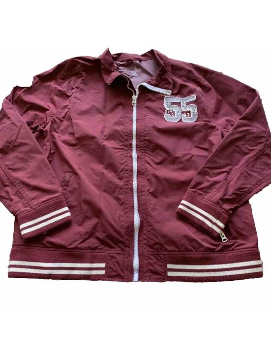 Disneyland Resort Track Jacket XXL maroon with white Walt Disney Parks