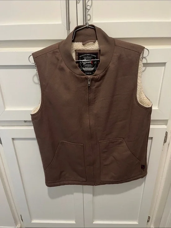 Beautiful giant Brand Brown Sherpa-Lined Workwear Vest