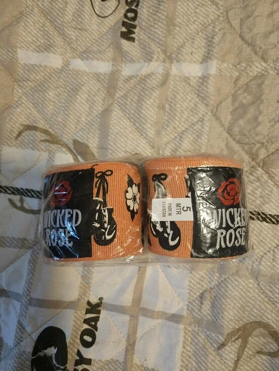 Wicked Rose Boxing Hand Wraps Brand New Muay Thai Kickboxing MMA Women