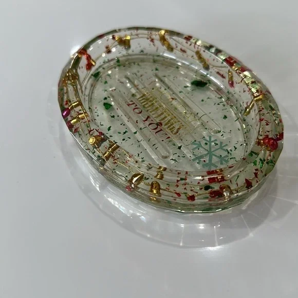 Handmade Christmas soap/trinket dish