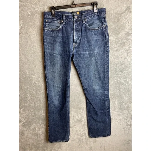 J.Crew Men's Slim Straight Jeans Blue Size 31x32 Denim