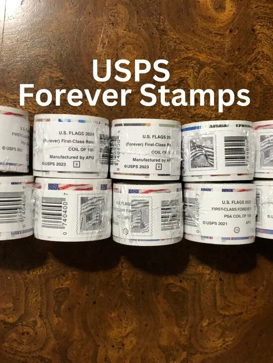 Stamps 10 Rolls of 100, Never Expire