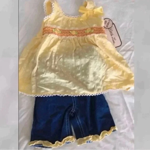 New Baby Girl 18 Month Tank Top & Jeans Outfit