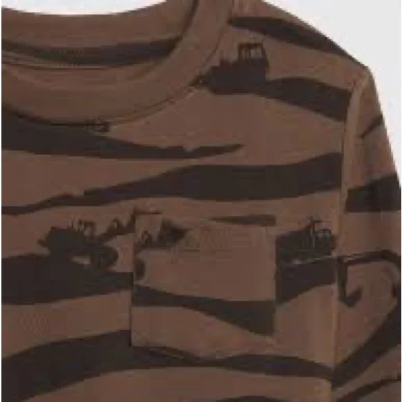 Baby Gap Playtime Favorites Tiger Stripe Camo Construction Vehicle set