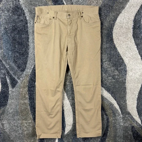 Polo Ralph Lauren Chino‎ Pants Mens 36x32 Tan Khaki Straight Leg Preppy Golf