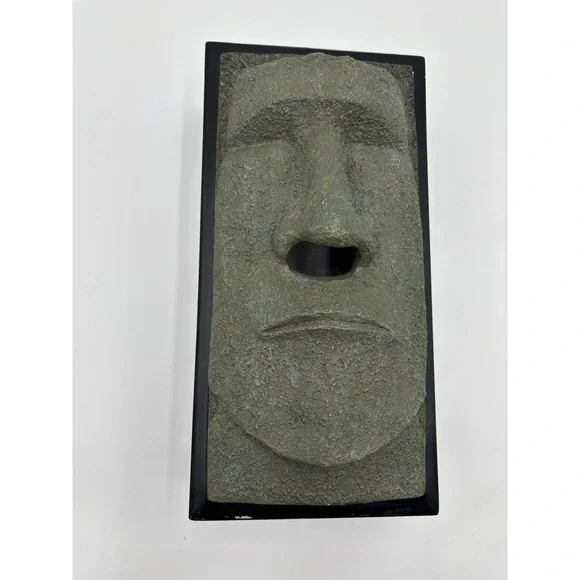 Moai Easter Island Face Tissue Box Cover Rotary Hero‎ Inc Tokyo Japan