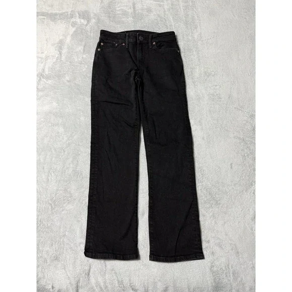 American Eagle Jeans Mens 26x27 Black Original Bootcut Dark‎ Wash