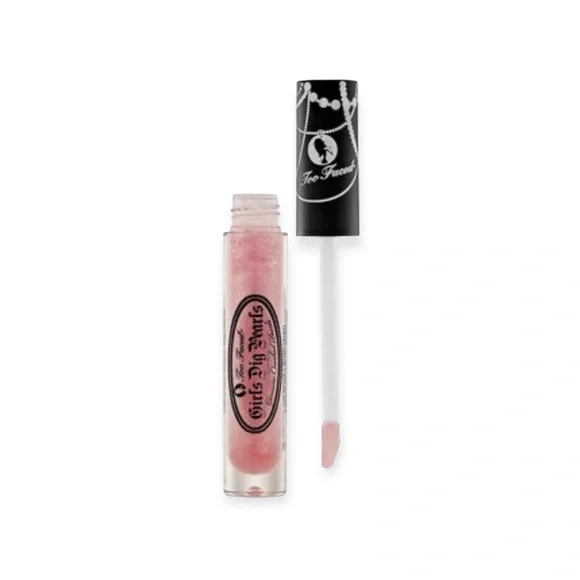 Deadstock: new Too Faced ᨎ Girls Dig Pearls Lip Gloss ᨎ Mermaid ᨎ Full Size Rare