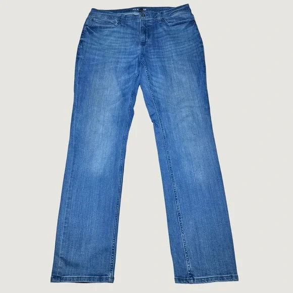Jos A Bank Jeans Mens 36x34 Slim Fit Stretch Denim Medium Wash Blue Classic