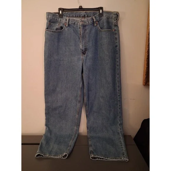 Levis 560 Comfort Fit Jeans Mens 40x34 Blue Denim Loose Tapered Leg Pants
