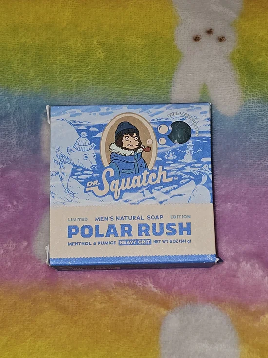 Polar Rush Men's Natural Soap - Blue