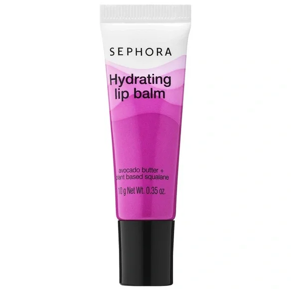 3X Sephora Hydrating LipBalm Avocado Butter & Plant Based Squalane #4‎ Berry New