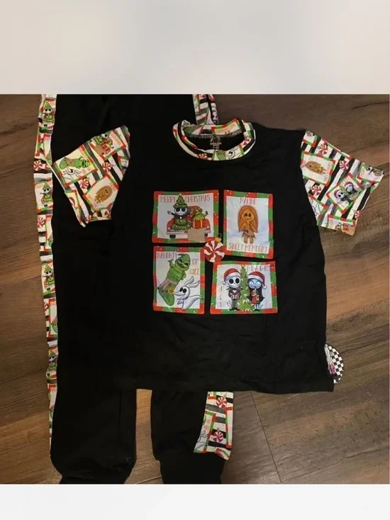 Feral kids bamboo French terry jogger set NWT size 7/8