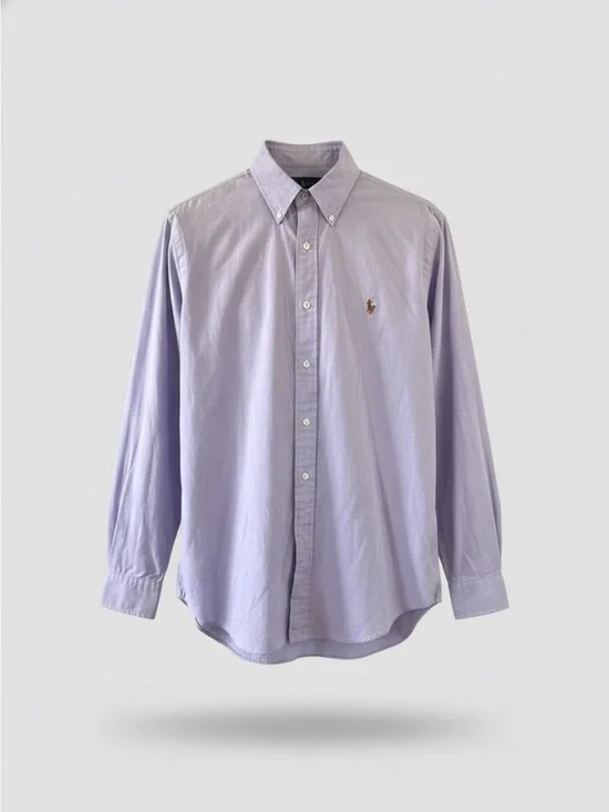 Polo by Ralph Lauren Lavender Button-Down Dress Shirt - Men's