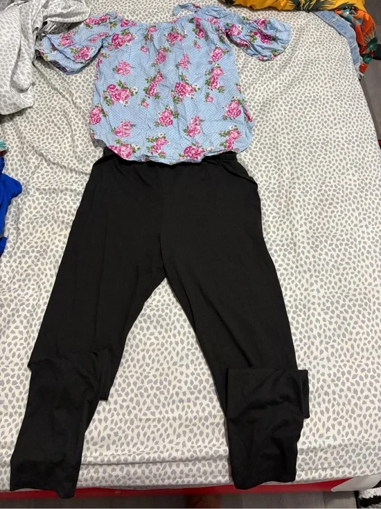 Girls' Black Stretch Leggings — Comfortable Everyday Fit