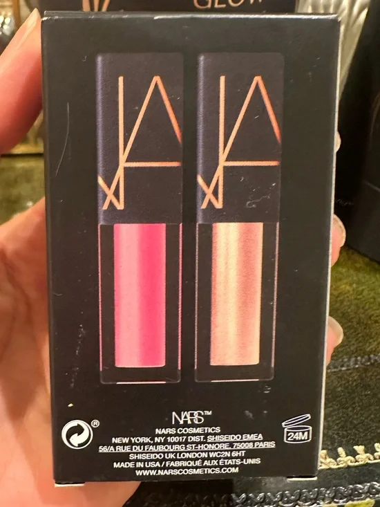 NARS MINI OIL-INFUSED LIP TINT DUO SOLSTICE/BEAUSOLEIL