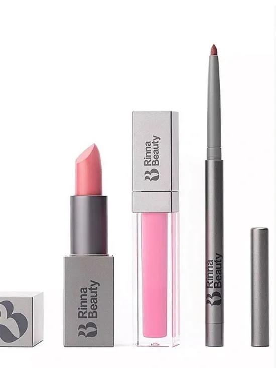 Pink Lip Trio - Lipstick, Gloss & Liner