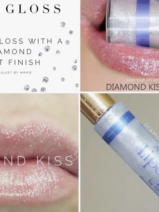 Lipsense Diamond Kiss Sheer Lip Gloss – Shimmering White