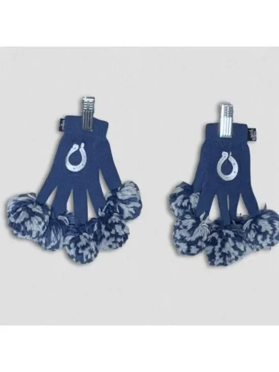 NFL Indianapolis Colts Spirit Fingers Gloves Pom Poms Blue/White