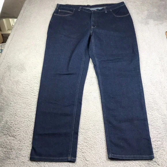 Carhartt Jeans Mens 44x34 Modern Fit Dark Wash Relaxed Straight NEW NWT