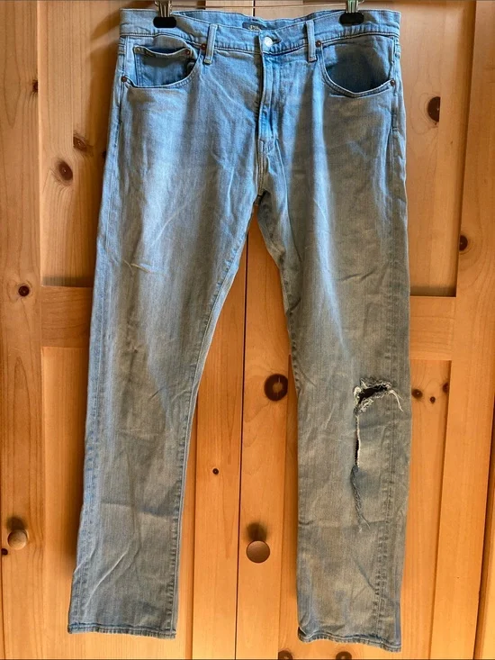 Polo Ralph Lauren Light Blue The Varick Slim Straight Jeans