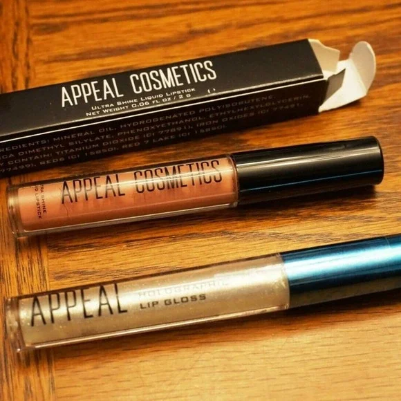 Appeal LOT Liquid Lipstick Nude Holographic Gloss