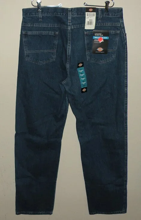 Dickies Relaxed Fit Straight Men's 38 x 36 5-Pocket Work Jeans 100% Cotton NWT
