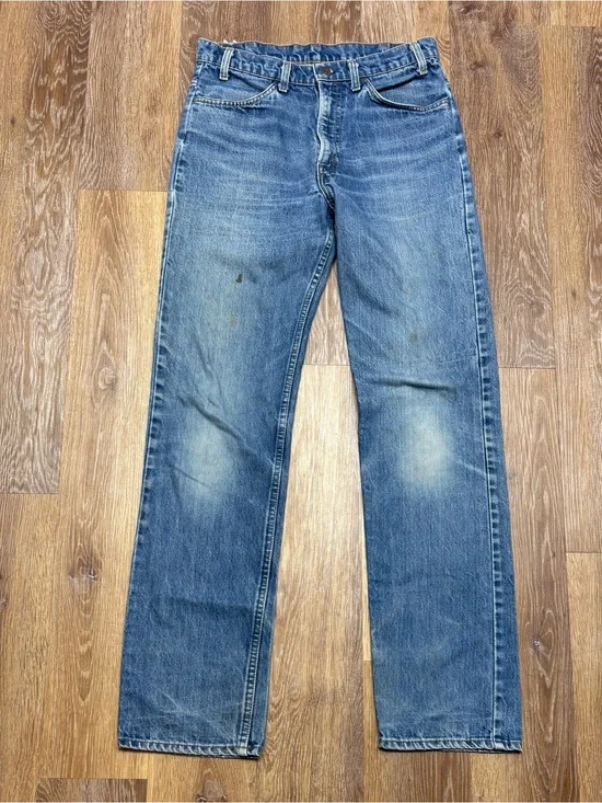 Levi's Straight-Leg Men's Jeans in Washed Blue