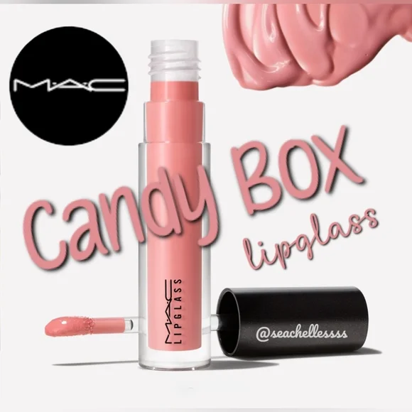 Mac Lip Glass Candy Box Midtone Rose Pink | Brand New in Box | Authentic