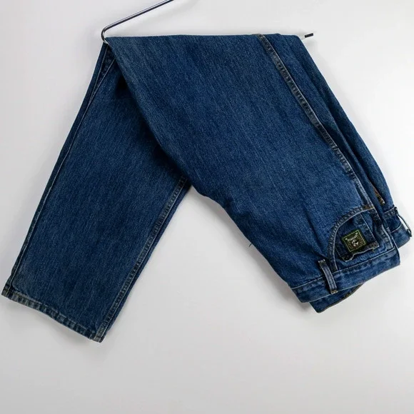 Cinch Men's Western Jeans 36x34 Blue Denim Straight Leg Cowboy