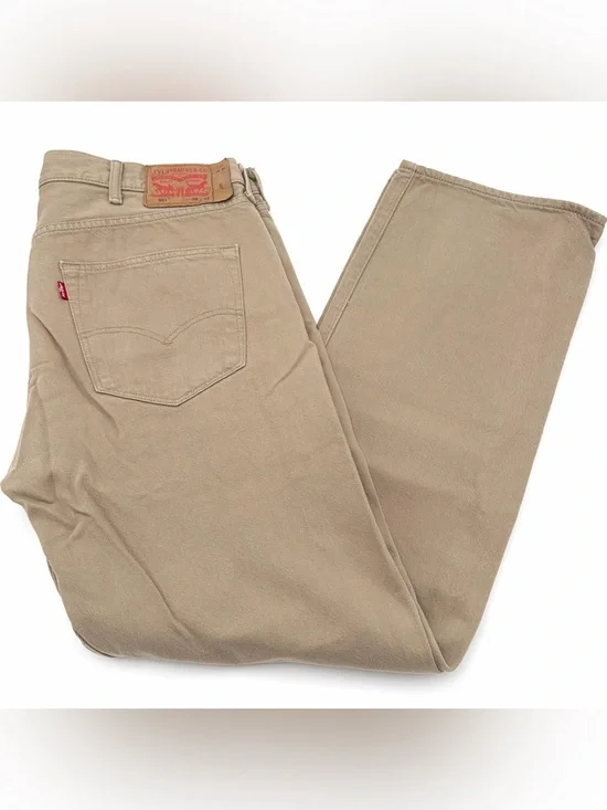 Levi's Tan Khaki Straight-Leg Jeans