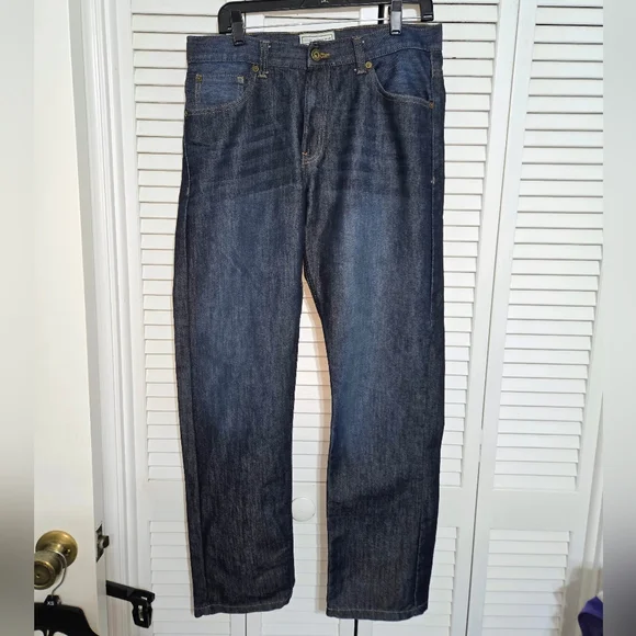 Alexander Julian Colours Men's 34 X 32 Blue Jeans