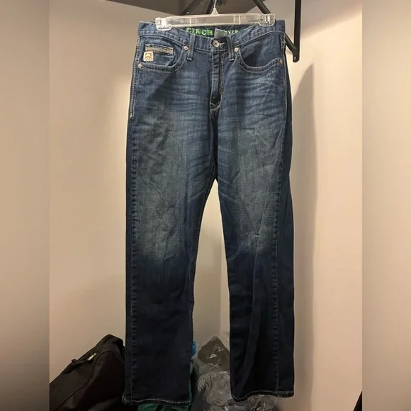 Cinch Men's Bootcut Jeans - Dark Blue Denim