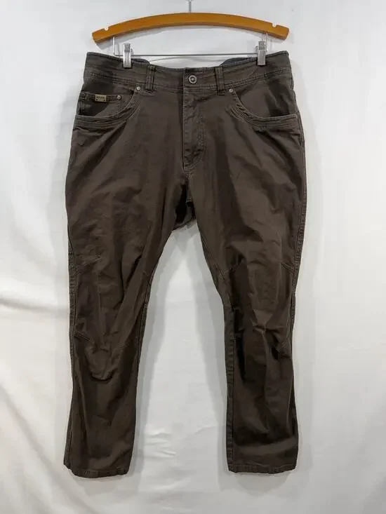 Kuhl Free Kanvas Jeans Men's Size 36x30 Brown Gorpcore Hiking Outdoors