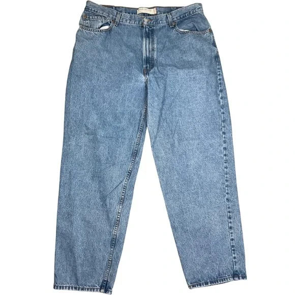 Levis 560  Jeans Mens 38W‎ 31L Blue Fade Comfort Fit Baggy Tapered Leg Denim