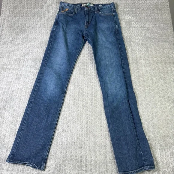 Ariat M7 Slim Fit Straight Leg Jeans Mens 33/36 Dark Wash Denim (32x35 Actual)