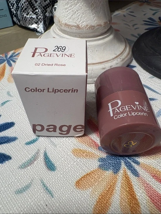 Color Lipcerin Lip Balm & Gloss — 02 Dried Rose