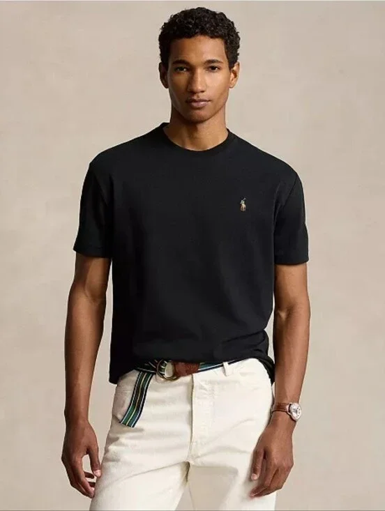Ralph Lauren Polo Custom Slimfit XL Black Tshirt